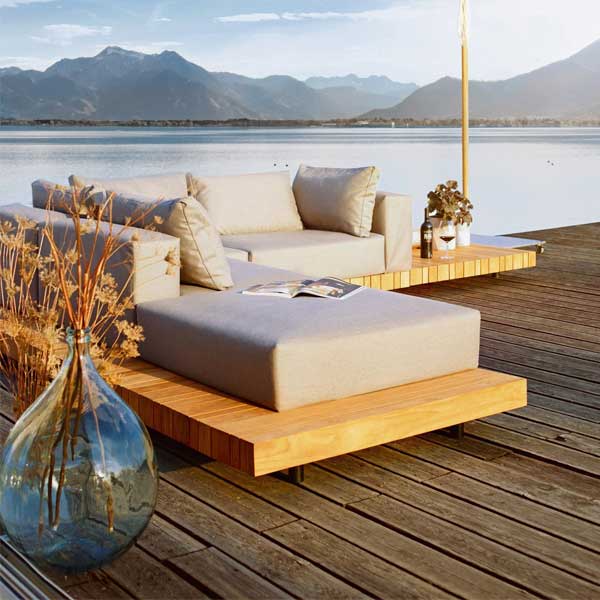 Outdoor Wood - Sofa Set - Plateau