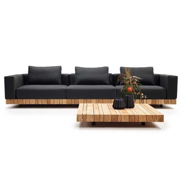 Outdoor Wood - Sofa Set - Plateau