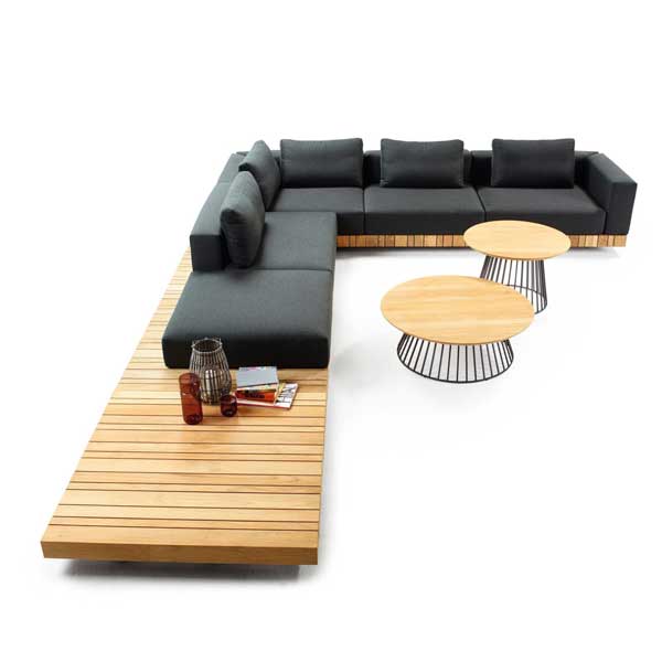 Outdoor Wood - Sofa Set - Plateau