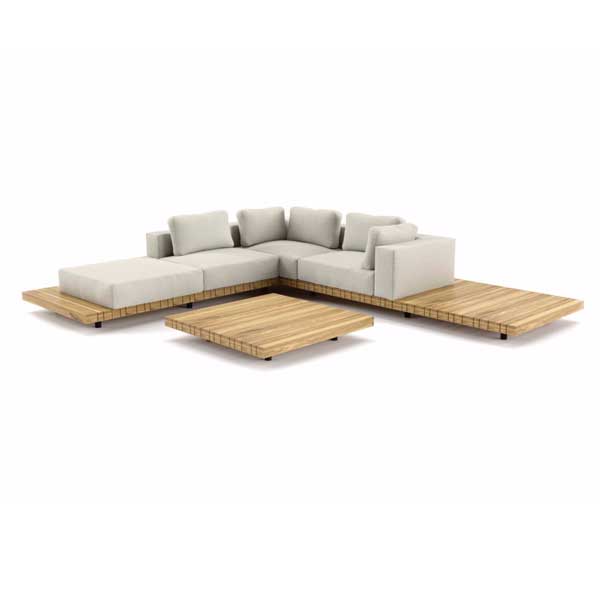 Outdoor Wood - Sofa Set - Plateau