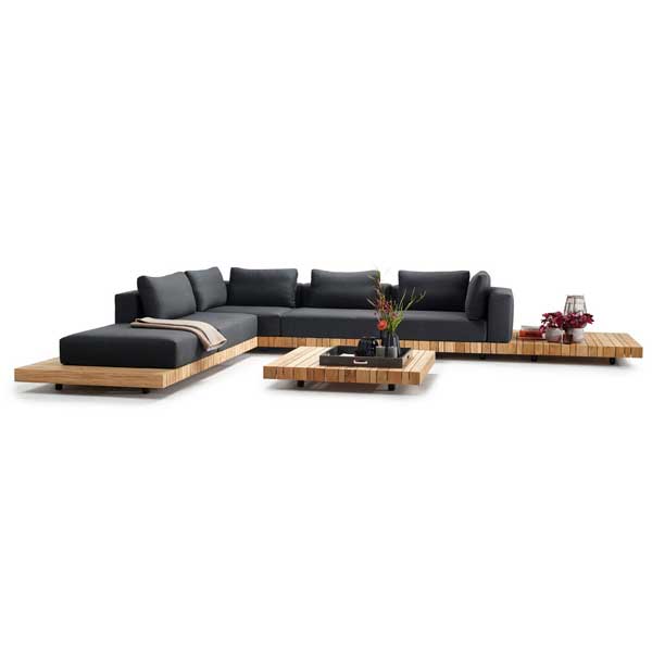 Outdoor Wood - Sofa Set - plateau