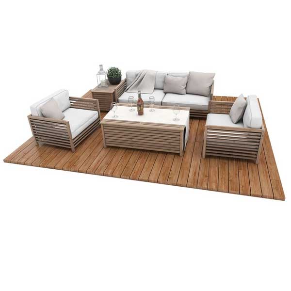 Outdoor Wood - Sofa Set - Syndrome