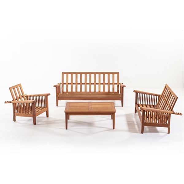 Outdoor Wood - Sofa Set - Terra