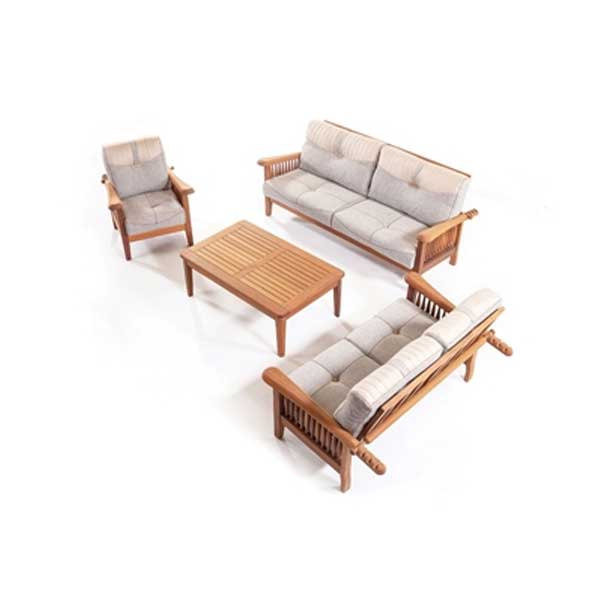 Outdoor Wood - Sofa Set - Terra