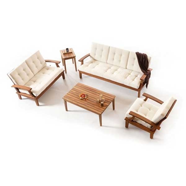 Outdoor Wood - Sofa Set - Trend