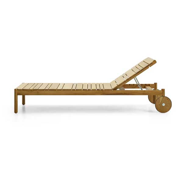 Outdoor Wooden - Sun Lounger - Alessan