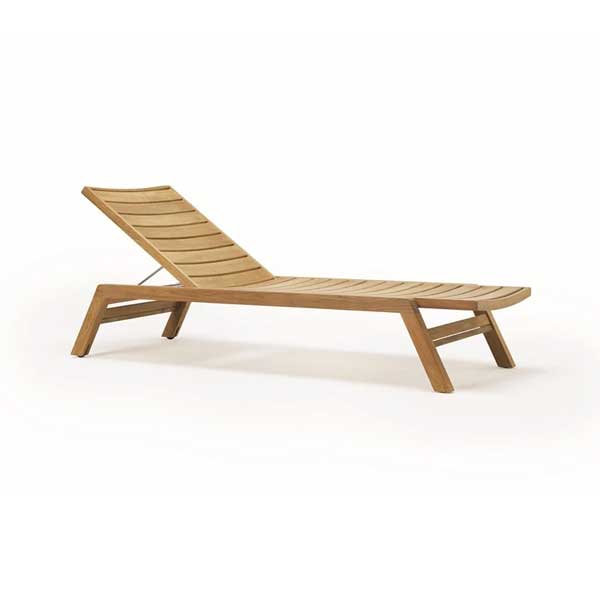 Outdoor Wooden - Sun Lounger - Zante