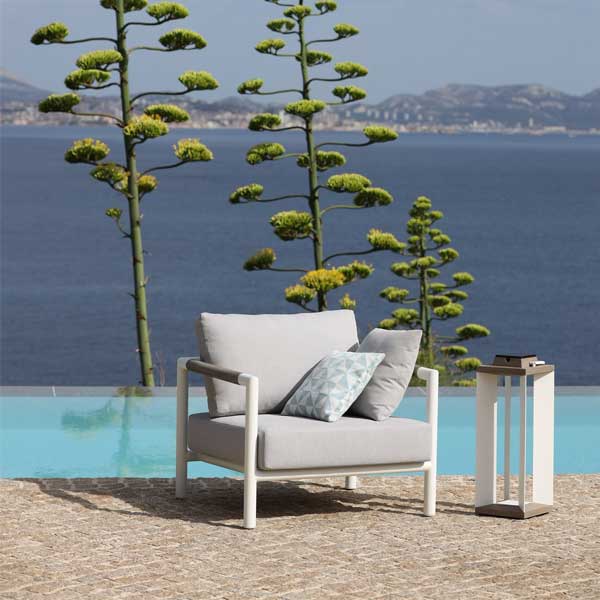 Outdoor Wood & Aluminum - Sofa Set - Bastin