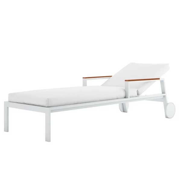 Outdoor Wood & Aluminum - Sun Lounger - Timeless