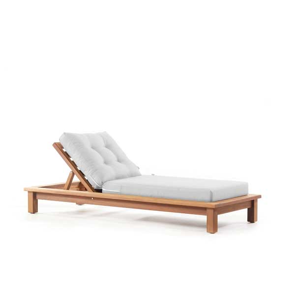 Outdoor Wooden - Sun Lounger - Vera 80