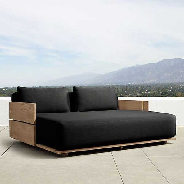 Outdoor Wooden - Daybed - Anigre