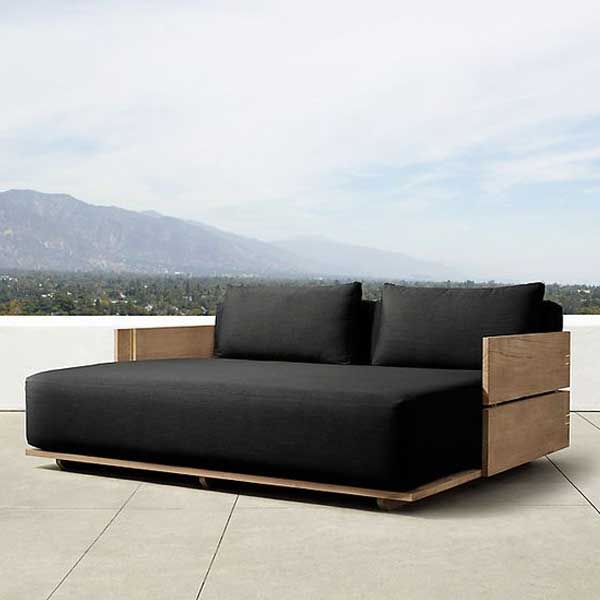Outdoor Wooden - Daybed - Anigre