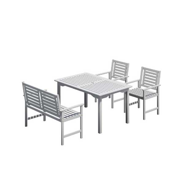 Outdoor Wood - Dining Set - Balent