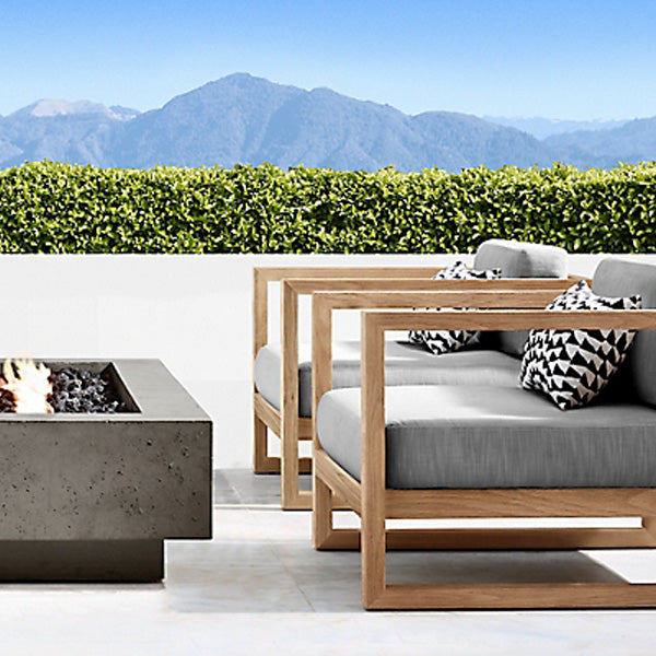 Outdoor Wood - Sofa Set - Red Alder