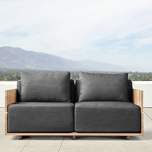 Outdoor Wood - Sofa Set - Anigre for Patio, Garden & Terrace