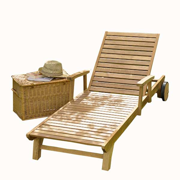 Outdoor Wooden - Sun Lounger - Unanim