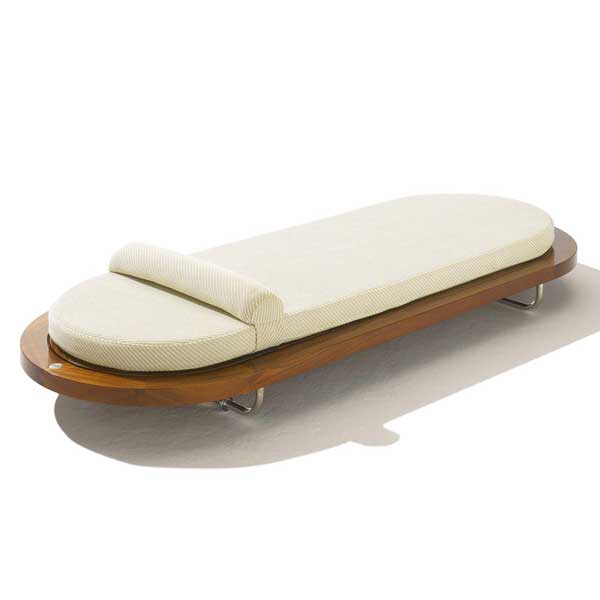 Outdoor Wood & Steel - Sun Lounger - Bellagio