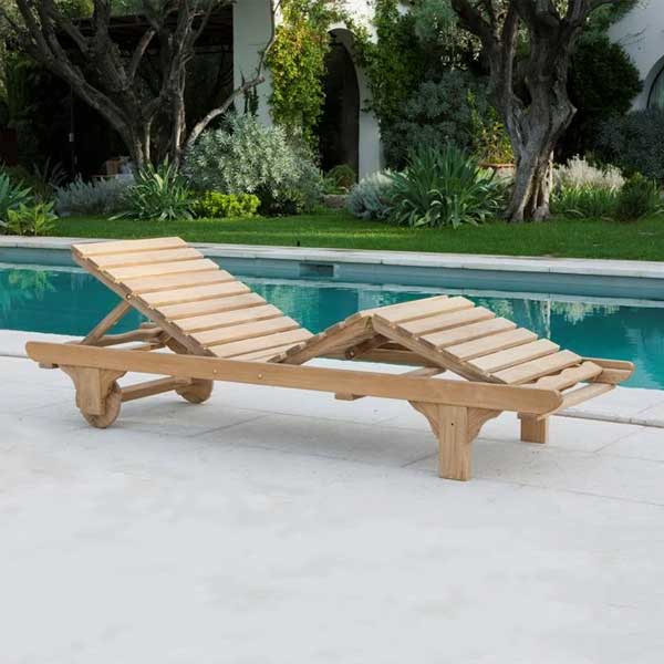 Outdoor Wooden - Sun Lounger - Chelsea 