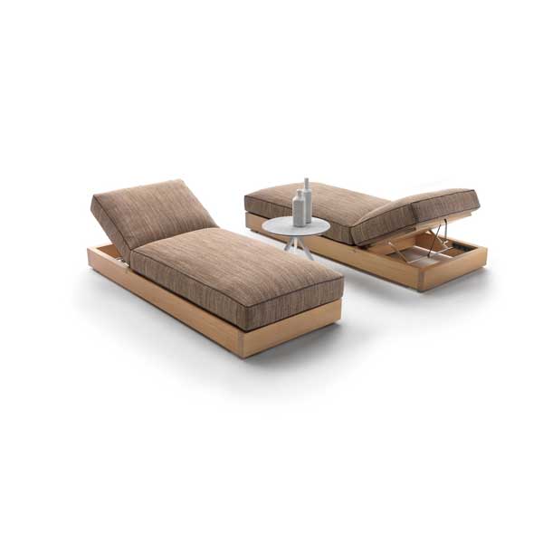 Outdoor Wooden - Sun Lounger - Hampton