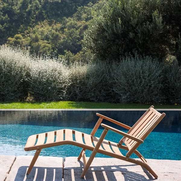 Outdoor Wooden - Sun Lounger - Levante