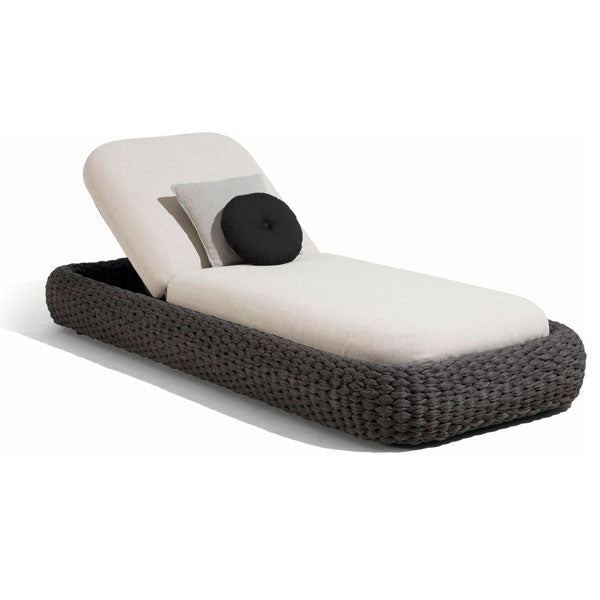 Outdoor Braided & Rope Sunlounger - Boreh