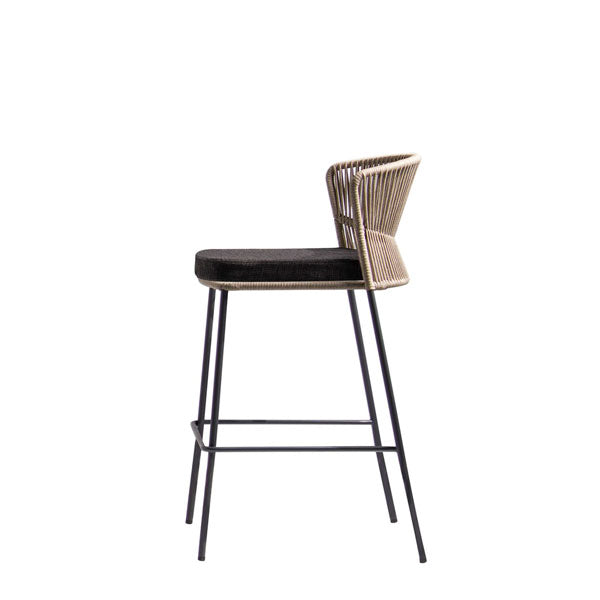 Outdoor Braided, Rope & Cord Bar Chair - Elegante
