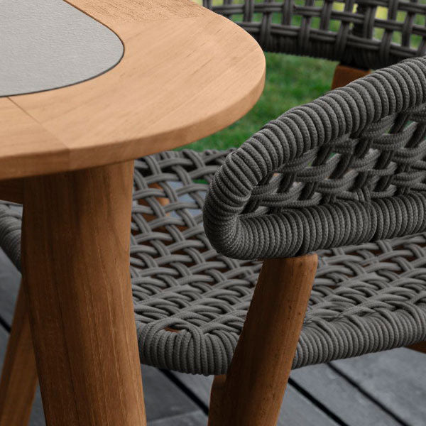 Outdoor Braided & Rope Coffee Set - Moonlight-Next