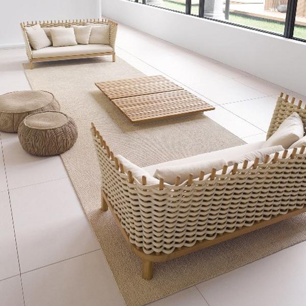 Outdoor Braided & Rope Couch - Acro