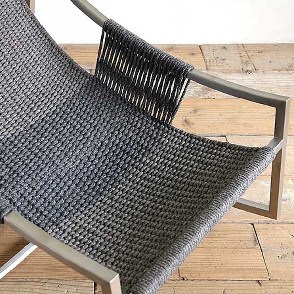 Outdoor Braid And Rope Rocking Chairs - Kankoon