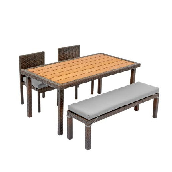 Outdoor Kids Furniture - Wicker Dining Set for Children - Oswald