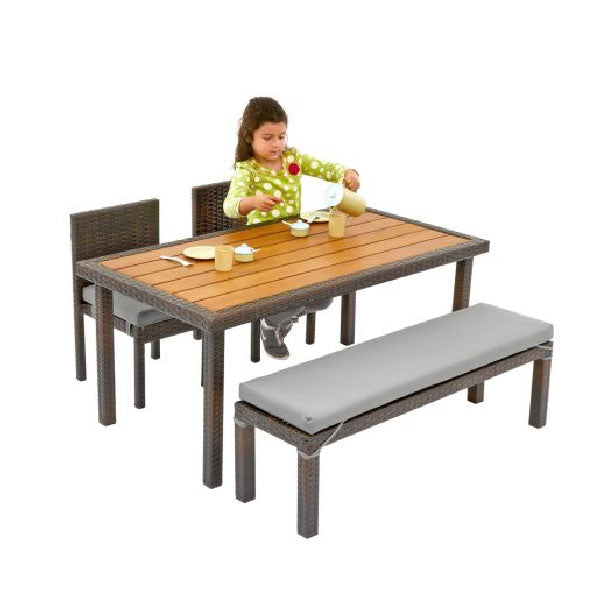 Outdoor Kids Furniture - Wicker Dining Set for Children - Oswald