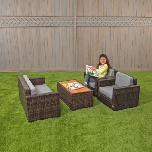 Outdoor Kids Furniture - Wicker Sofa for Children- Unico