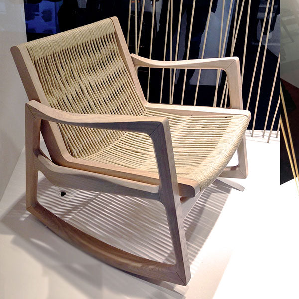 Outdoor Furniture Braid And Rope Rocking Chairs - Warsaw