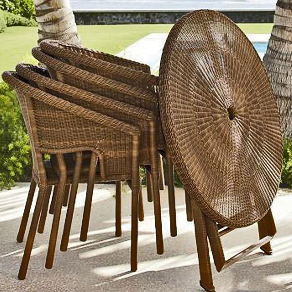 Outdoor Wicker Garden Chairs Spartan#5
