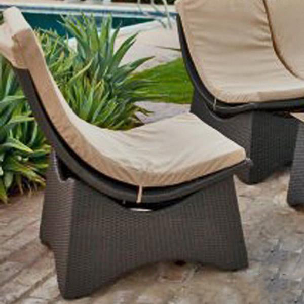 Outdoor Wicker Easy Lazy Chair - Curve