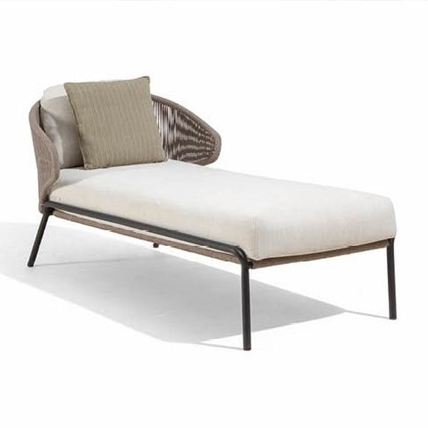 Outdoor Braided & Rope Sunlounger - Aston Next