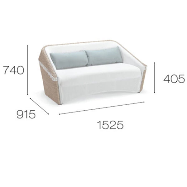 Outdoor Furniture Wicker Sofa - Cargo