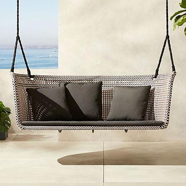 Outdoor  Wicker Swing - oscillation