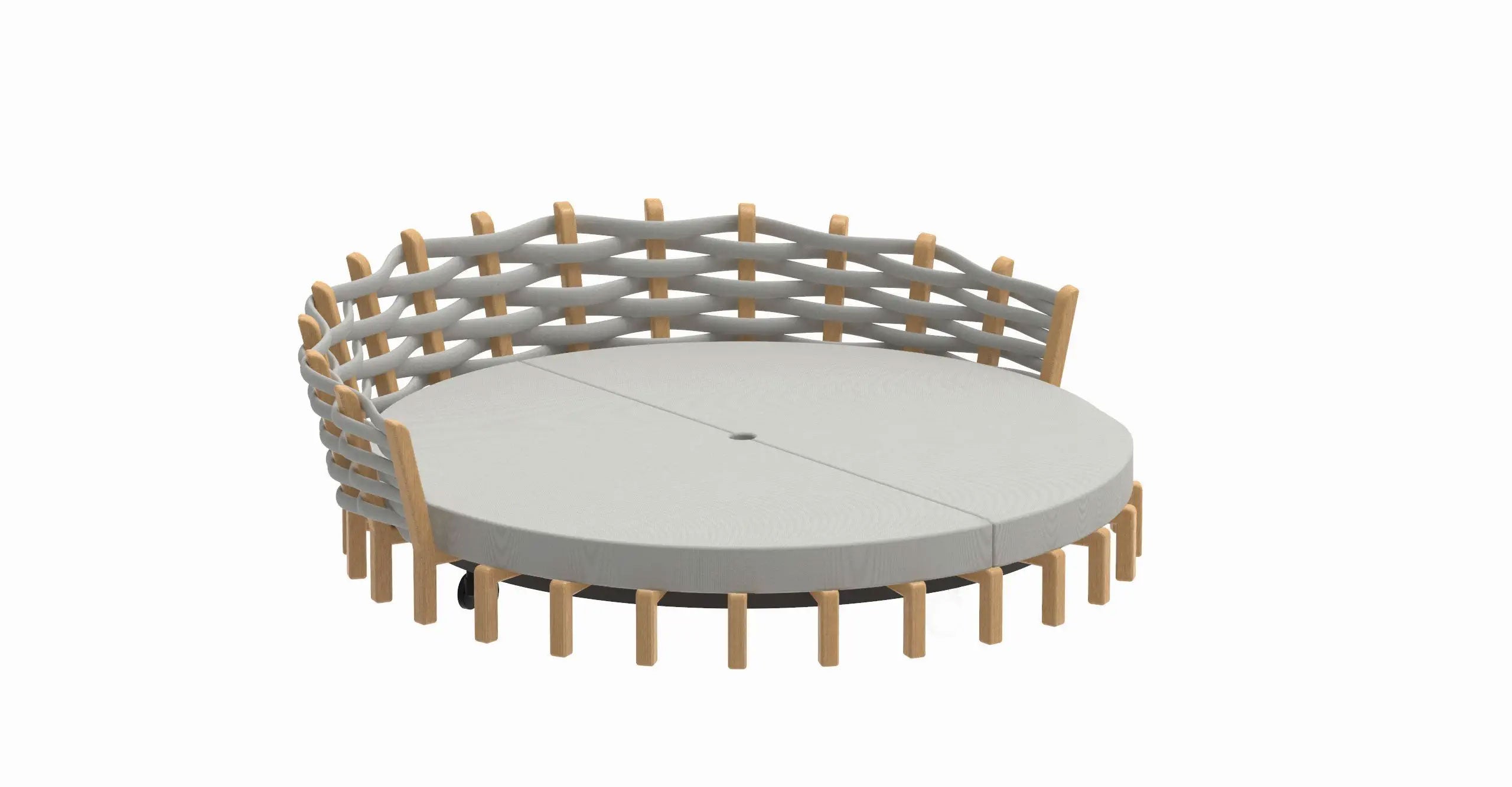 Outdoor Wood Braided & Rope Daybed - Flickr