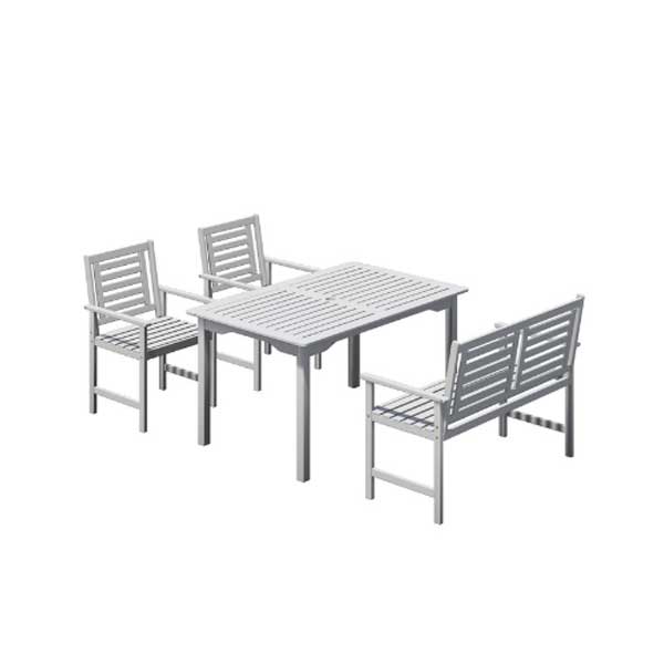 Outdoor Wood - Dining Set - Balent