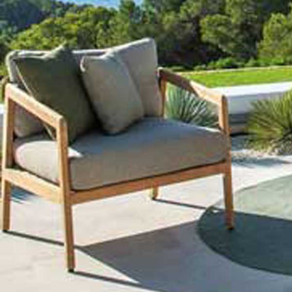 Outdoor Furniture Braided, Rope & Cord, Wood Sofa - Leron
