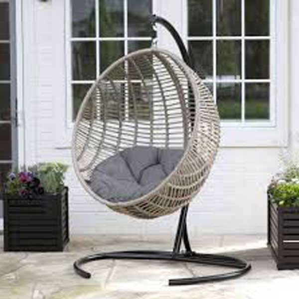 Outdoor Wicker - Swing With Stand - Nisty