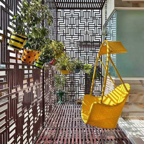 Outdoor Wicker - Swing With Stand - Gravity