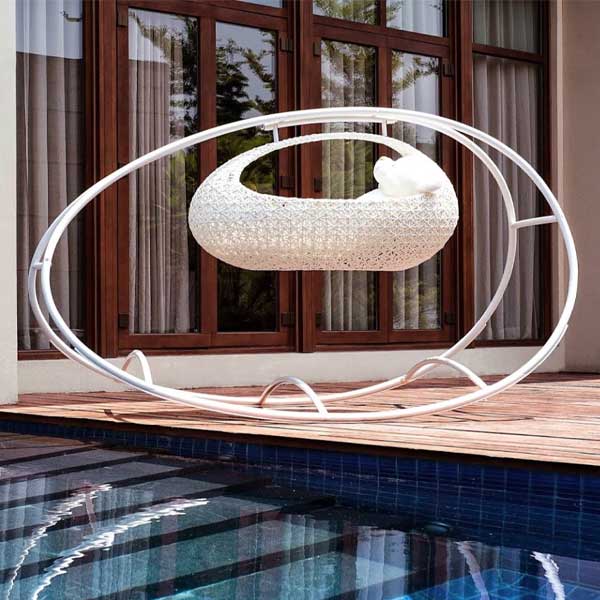 Outdoor Wicker - Swing With Stand - Oscilacion