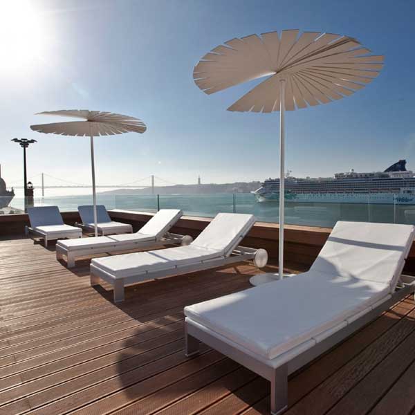 Outdoor Wooden - Sun Lounger  - Disk Next