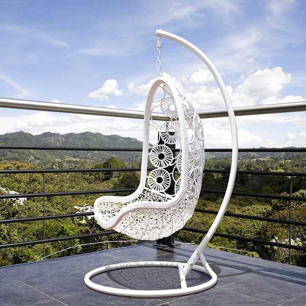 Outdoor Wicker - Swing With Stand - Wobble