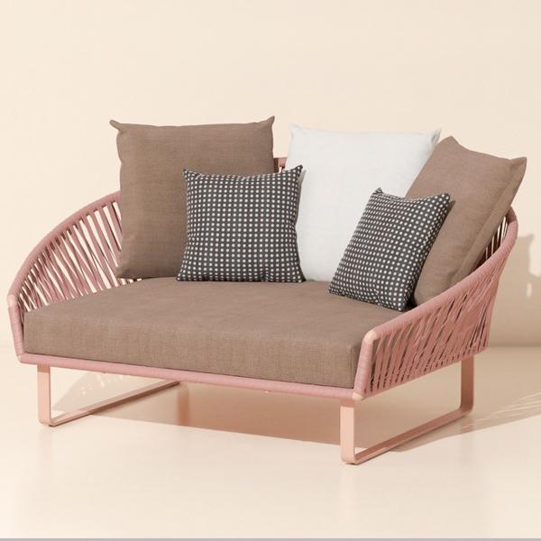 Outdoor Braided & Rope Daybed - Undulate