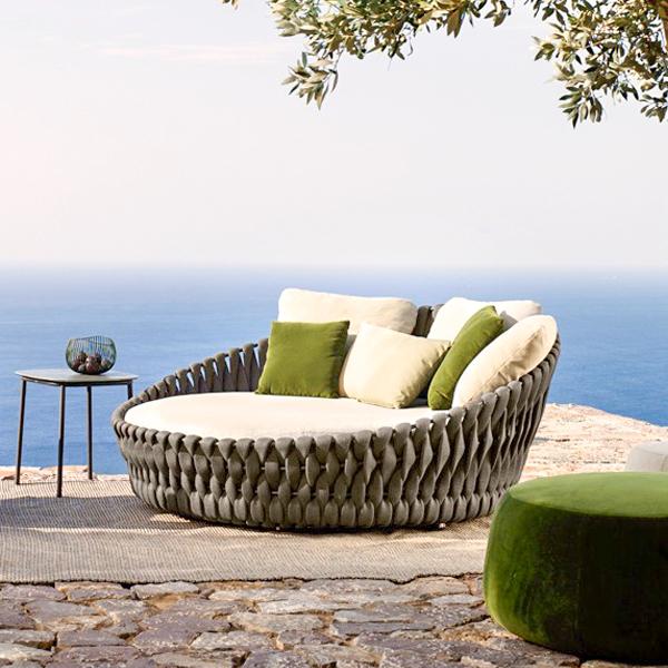 Outdoor Braided & Rope Daybed - Birilyant