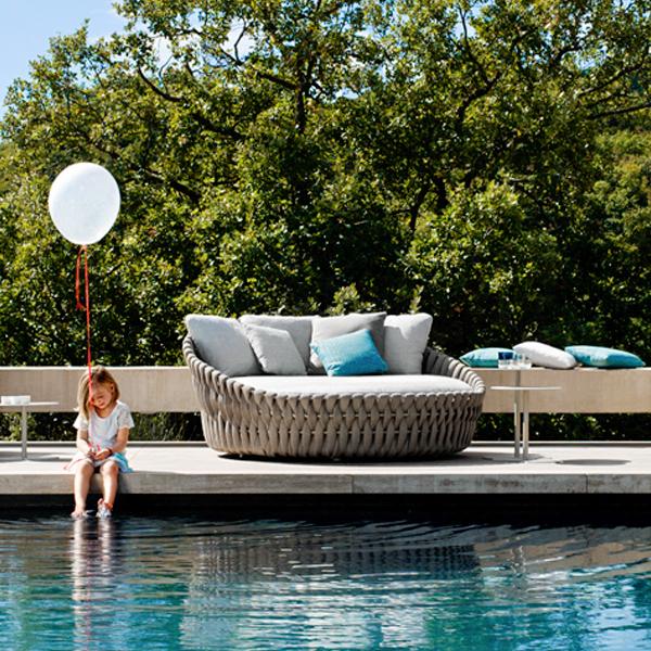 Outdoor Braided & Rope Daybed - Birilyant