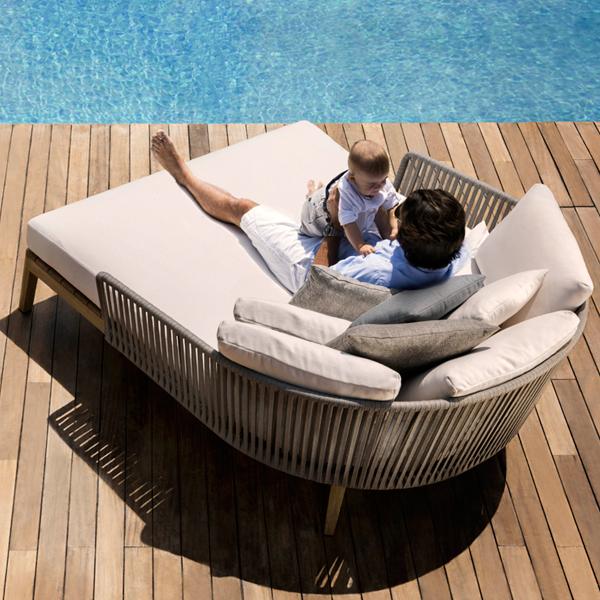 Outdoor Braided & Rope Daybed - Blessy